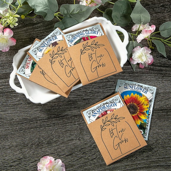 Fun Express Wedding Favor Seed Packet Holders - 12 Pc