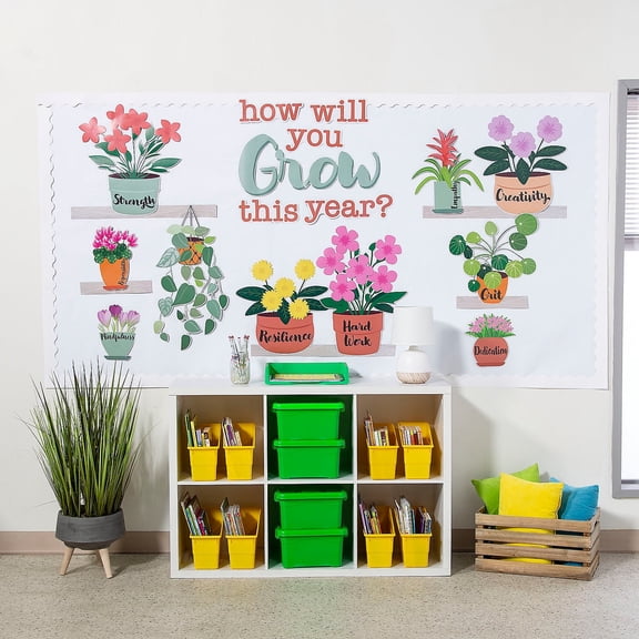 Fun Express What Will You Grow Classroom Bulletin Board Set - 11 Pieces