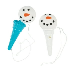 Snowman Snow Cone Shooter - Party Favors - 12 Pieces