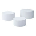 thumbnail image 1 of Fun Express White Round Buffet Riser Set - 3 Pieces, 1 of 1