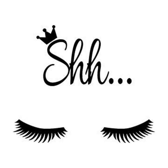 Fun Eyelash Wall Decal Eyes Wall Decor Women Girl Bedroom Decoration Removable Art Mural Easy to Paste