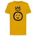 thumbnail image 1 of Fun Face Doodle With Crown Tee Men's -Image by Shutterstock, 1 of 2