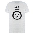 thumbnail image 1 of Fun Face Doodle With Crown Tee Men's -Image by Shutterstock, 1 of 2