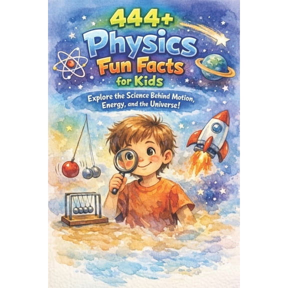Fun Facts for Kids 6-8 444+ Physics Fun Facts for Kids: Explore the Science Behind Motion, Energy, and the Universe!: A Family-Friendly Trivia , (Paperback)