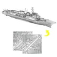 thumbnail image 1 of Fun Family Activity Burke Class Destroyer DIY Metal Model Kit for Building & Learning Together TAPDRA Store, 1 of 2