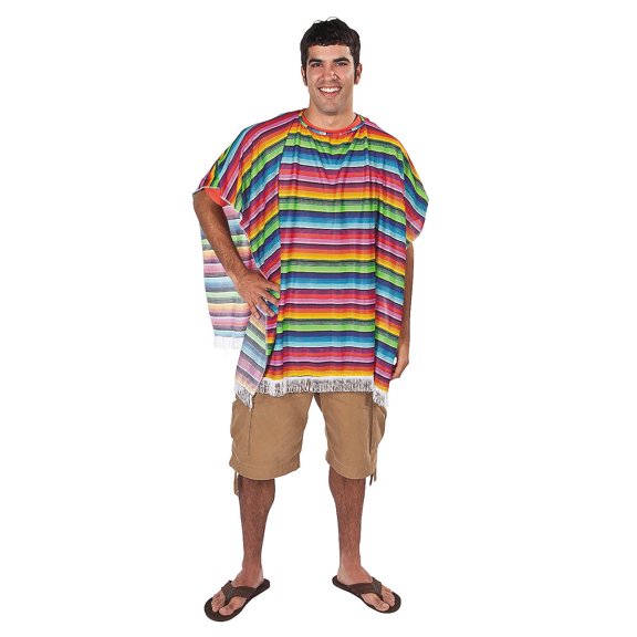 Fun Fiesta Poncho - Apparel Accessories - 1 Piece