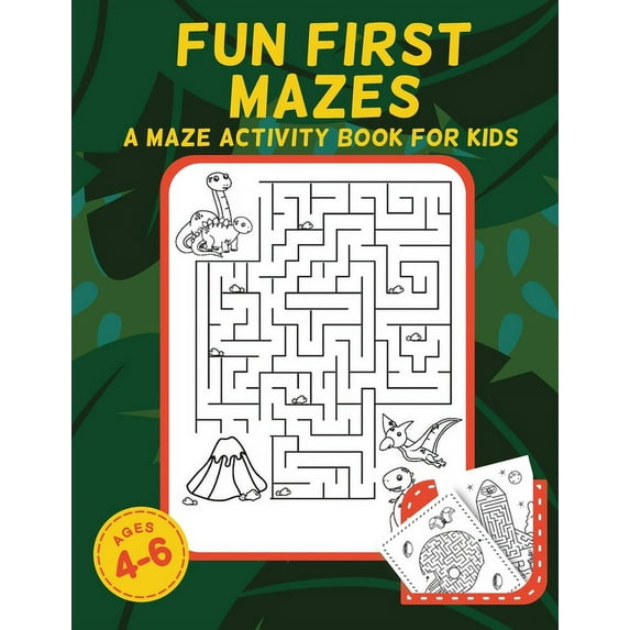 Fun First Mazes: A maze activity book for kids: Great for Developing Problem Solving and Critical Thinking Skills. (Paperback)