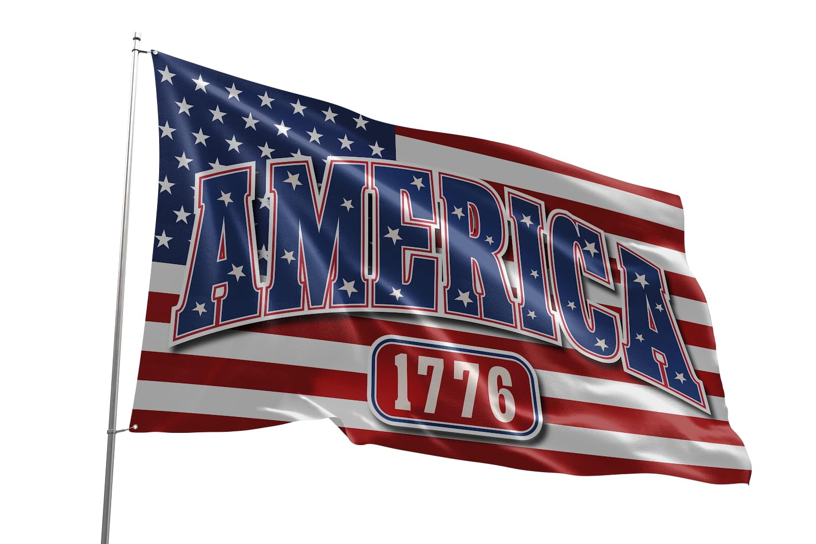 Fun Flags American Flag - 3x5 Ft USA Flag with Double Sided Art & Heavy ...