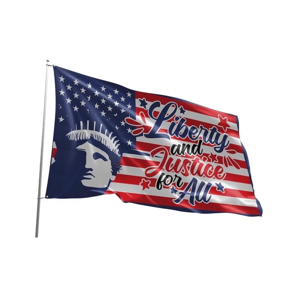 Fun Flags American Flag - 3x5 Ft USA Flag, Weather Resistant & Durable Boat Flag, USA Banner, Double Sided Art with Heavy Duty Grommets & Double Stitched Seams