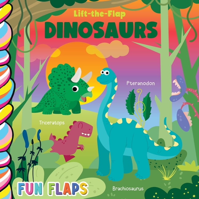 Fun Flaps Dinosaurs, (Board Book)