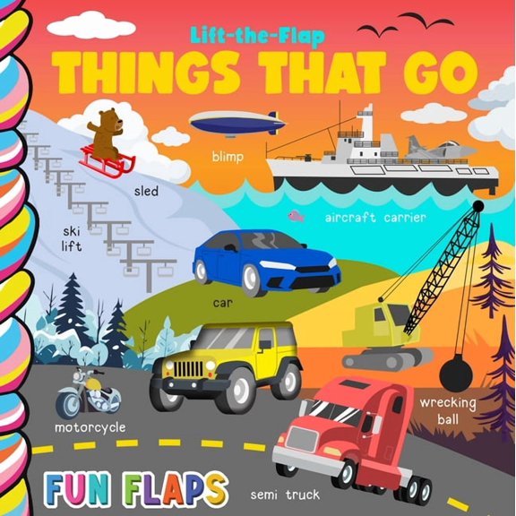 Fun Flaps Things That Go, (Board Book)