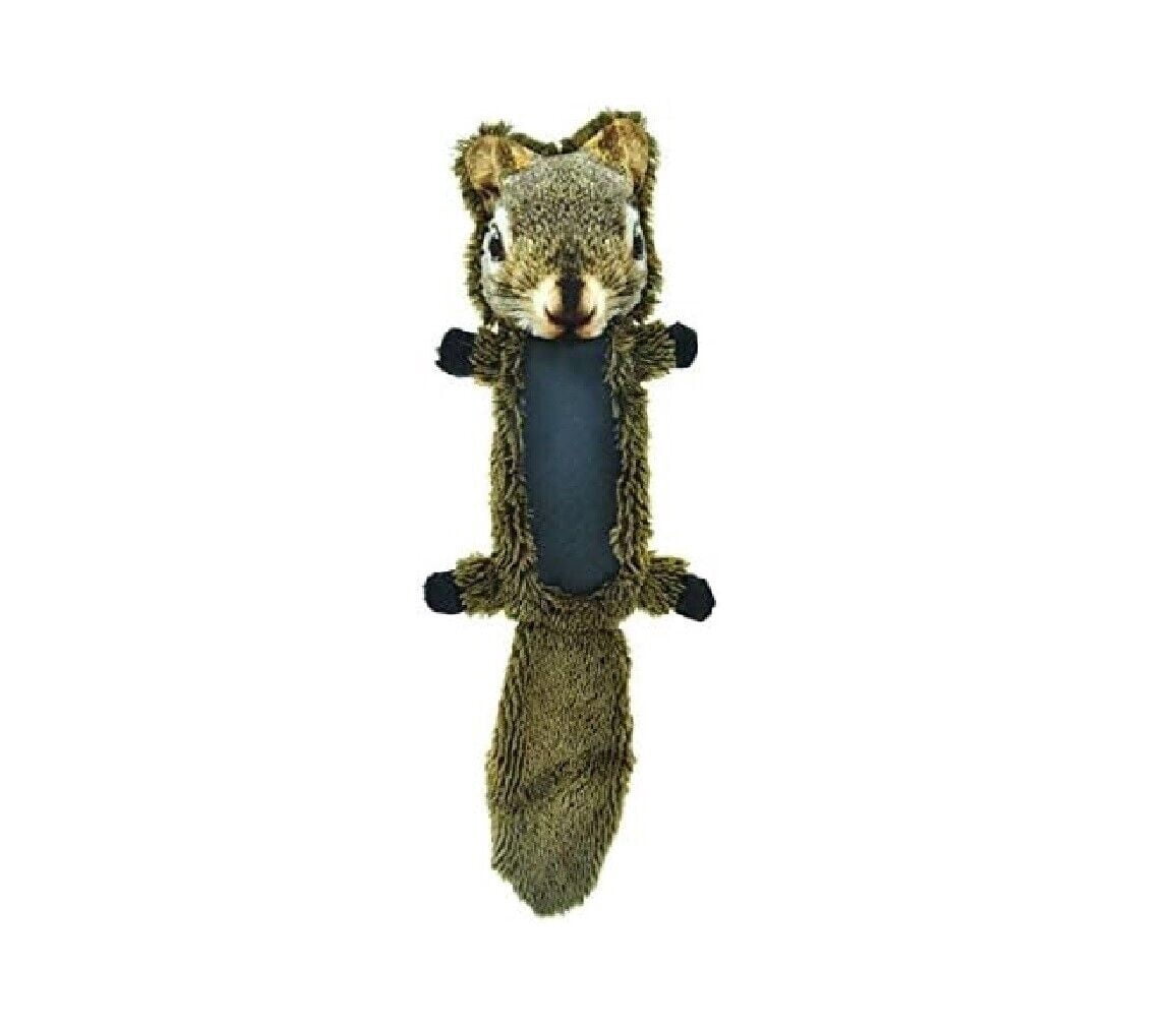Image showcasing Fun Flattie Stuffing Free Dog Soft Squeak Toys Cuddle Snuggle Toss Many ...