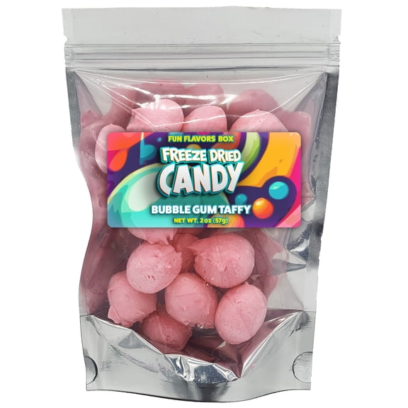 Fun Flavors Box - Freeze Dried Candy Bubble Gum Taffy Crispy Treats 2 oz
