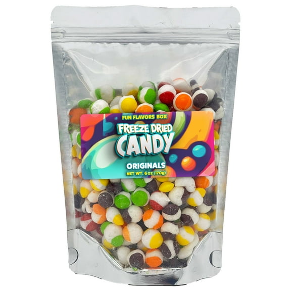 Fun Flavors Box Freeze Dried Candy Originals Crispy Treats 6 oz