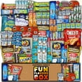 thumbnail image 1 of Fun Flavors Box Ultimate Variety Pack - 120 Count Care Package -  Assorted Chips, Cookies, Candy, Bars, Snack Gift Box, 1 of 7