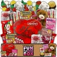 thumbnail image 1 of Fun Flavors Box Valentines Candy Snack Gift Box 50 Count Variety Pack Care Package, 1 of 10