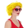 thumbnail image 1 of Fun Flip Clown Wig  - Yellow, 1 of 2