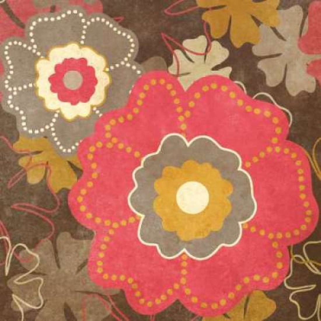 Fun Flowers I Canvas Art - Sd Graphics Studio (24 x 24)