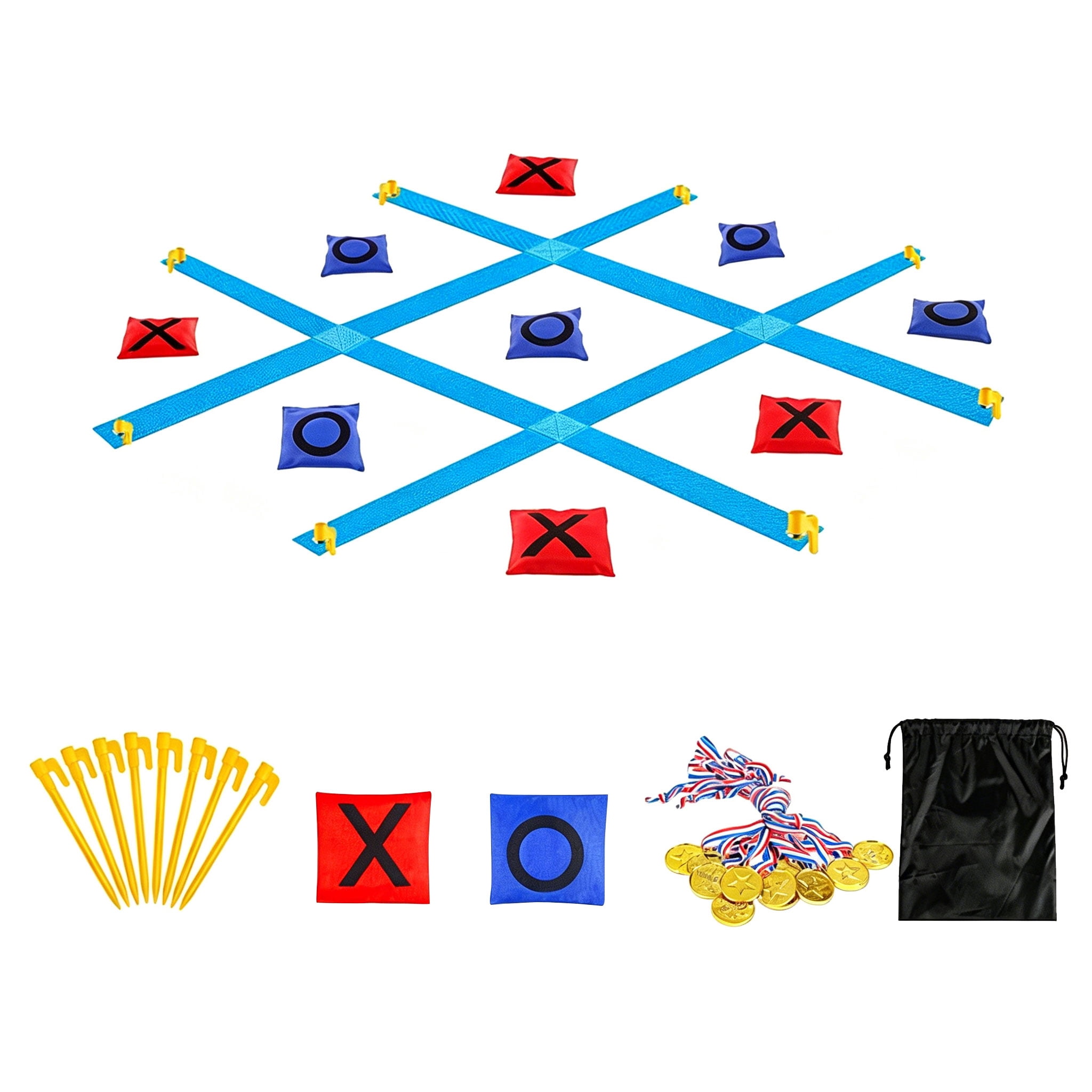 Fun Foldable Yard Game Set Promotes Family Bonding And Group Play Outdoors