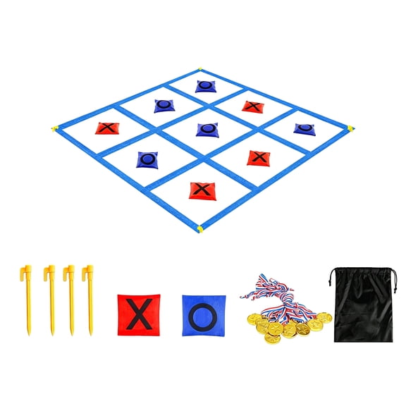 Fun Foldable Yard Game Set Promotes Family Bonding And Group Play Outdoors