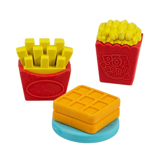Fun Foods Surprise Inside Erasers