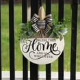 Fun Front Door Sign Hanger Garland For Front Door Decoration