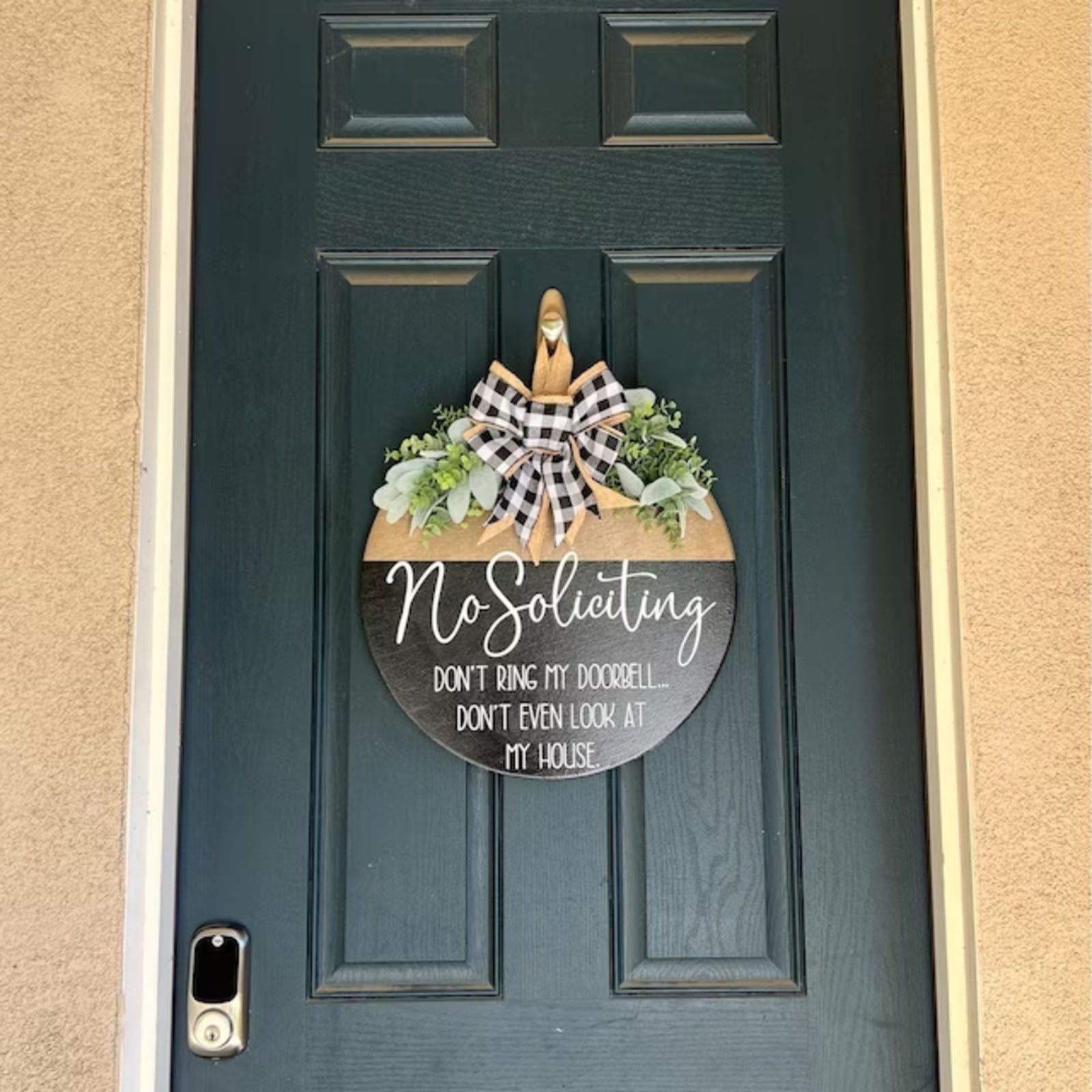 Fun Front Door Sign Hanger Garland For Front Door Decoration - Walmart.com
