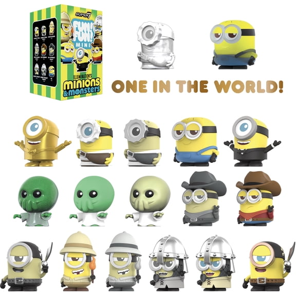 Minions 3 - FUN! FUN! MINI Wv1 (New Film) - Minion - Blind Box Flat