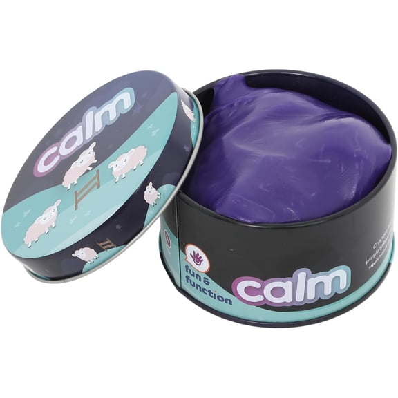 Fun and Function Putty Magic - Non-Stick Slime - Color Changing from Purple to Blue - Stress Relief Fidget - Soft Calming Therapeutic Putty - Emotions Putty - Purple 3 oz Tin Can