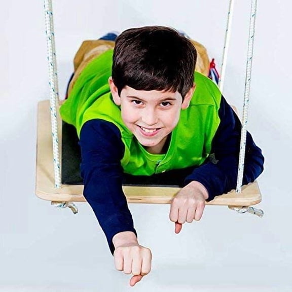 Fun And Function Sensory Textured Platform Swing and Swivel - Sensory Swings for Kids and Indoor Sensory Swing - Sensory Seats for Kids and Calming Sensory Toys for Kids - Special Needs Therapy Tools