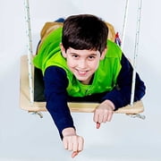 Fun And Function Sensory Textured Platform Swing and Swivel - Sensory Swings for Kids and Indoor Sensory Swing - Sensory Seats for Kids and Calming Sensory Toys for Kids - Special Needs Therapy Tools