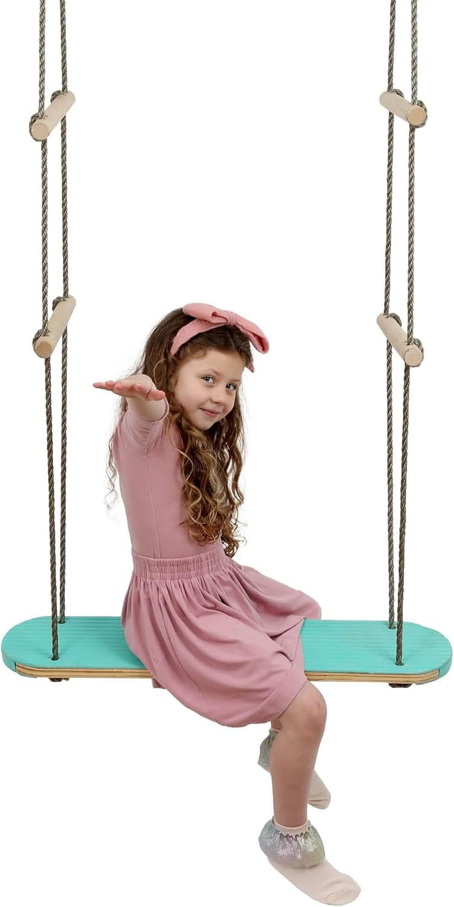 Fun and function skateboard swing standing swing for kids indoor