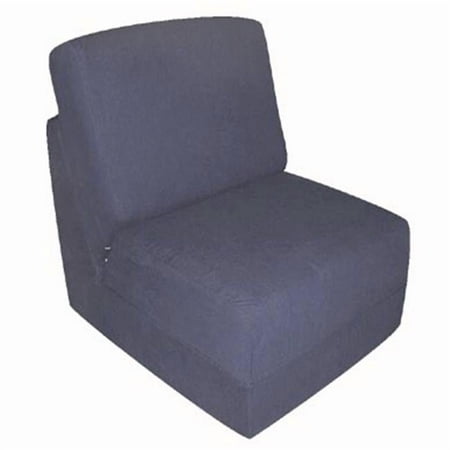 Fun Furnishings 50234 Navy Micro Suede Teen Chair