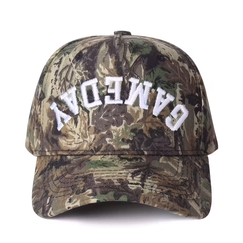 Fun "GAMEDAY" Upside Down Trucker Cap Reversible Novelty Hat Adjustable Snapback for Men and Women Game Day Essential