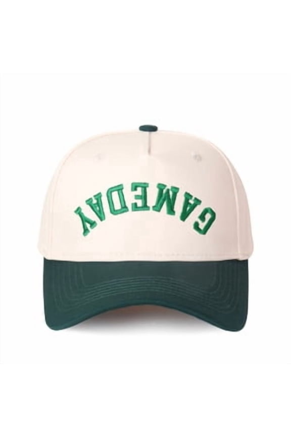 Fun "GAMEDAY" Upside Down Trucker Cap Reversible Novelty Hat Adjustable Snapback for Men and Women Game Day Essential