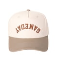 thumbnail image 1 of Fun "GAMEDAY" Upside Down Trucker Cap Reversible Novelty Hat Adjustable Snapback for Men and Women Game Day Essential,1 pcs,Khaki, 1 of 5