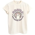thumbnail image 1 of Fun Ghouls Ghost T-Shirts for Women Men, Halloween Graphic Tee Short Sleeve Tops - Vintage Ivory, 1 of 5
