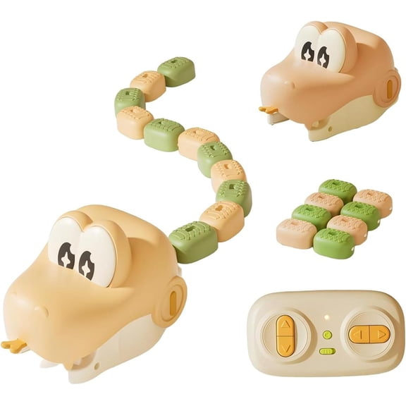 Fun Greedy Snake Game - Super Fun Remote Controlled Snake Battles,Wireless Remote Control | Rechargable | Fun Music Play, Indoor Home Toy Gift Boys Girls