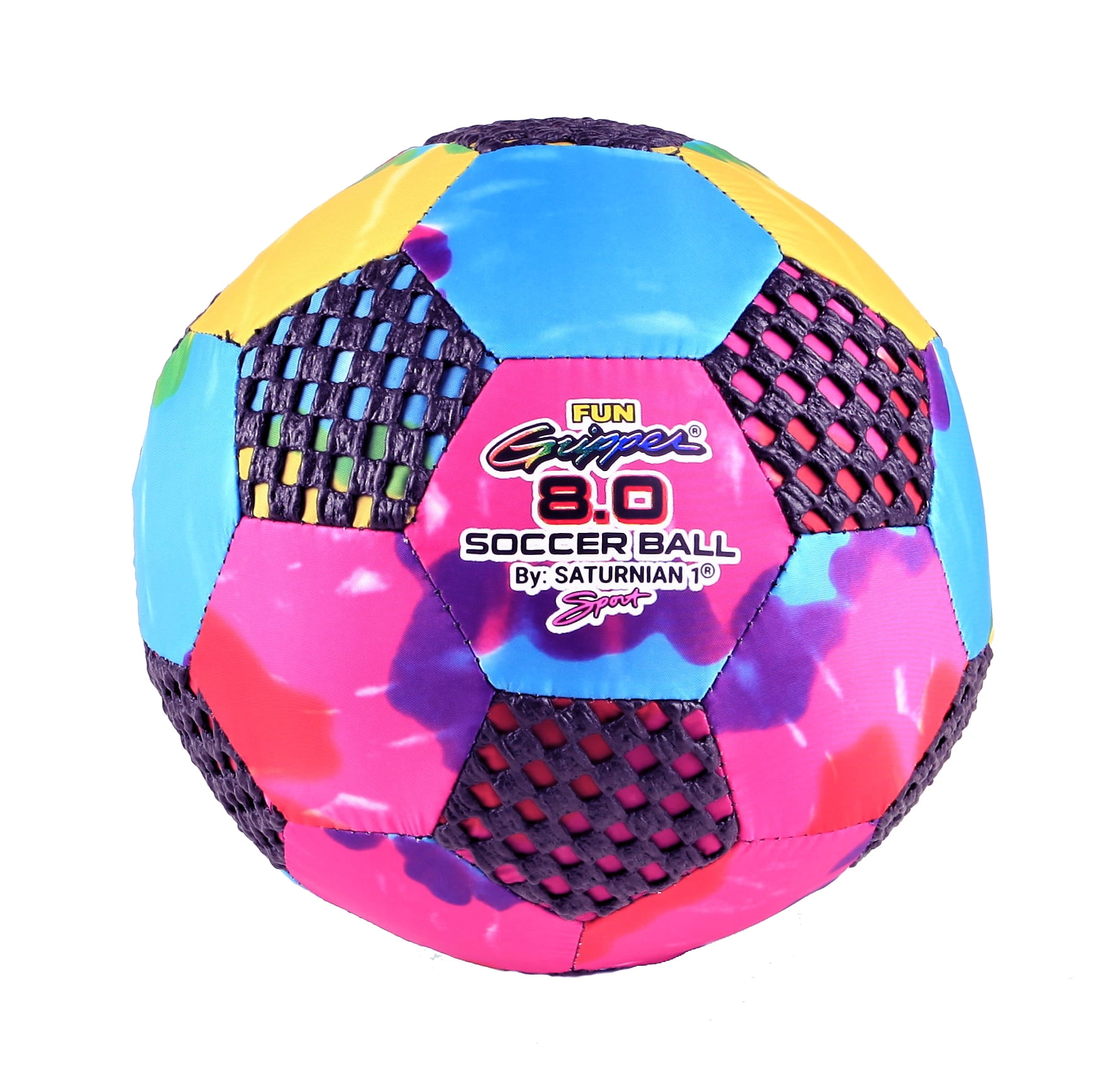 Fun Gripper Tie Dye 8.0 In. Soccer Ball, Size 4 (Youth) by Saturnian 1