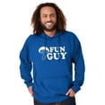 thumbnail image 1 of Fun Guy Fungi Mushroom Nerdy Geeky Men Big & Tall Graphic Hoodie Brisco Brands 2X, 1 of 6