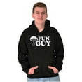 thumbnail image 1 of Fun Guy Fungi Mushroom Nerdy Geeky Men's Big & Tall Graphic Hoodie Brisco Brands 2X, 1 of 5