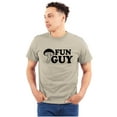 thumbnail image 1 of Fun Guy Fungi Mushroom Nerdy Geeky Men's Graphic T Shirt Tees Brisco Brands L, 1 of 6