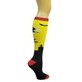 thumbnail image 1 of Fun Halloween Knee High Socks for Women Style: Yellow Witch, 1 of 1