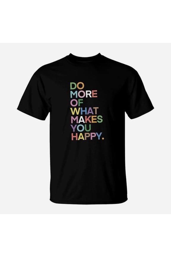 Fun Happy Graphic Summer Cute Letter Printed TShirt
