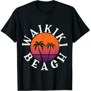Fun Hawaiian Shirt, Waikiki Beach T-Shirt