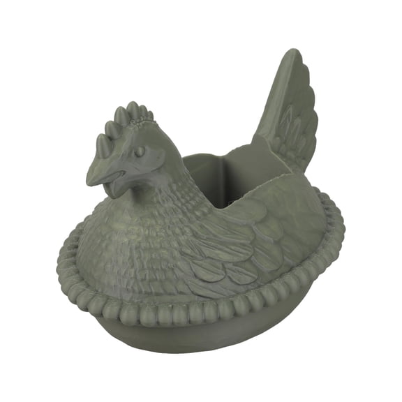 Hen Shape Foaming Soap Holder Large Capacity for Farmhouse Bathroom Organization