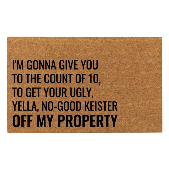 Fun Holiday Doormat, Polyester Christmas Text Print Rug, Fun Christmas Text Doormat, Holiday Welcome Mat Polyester Non-Slip Rug for Home, 40X60Cm, Christmas Ornaments