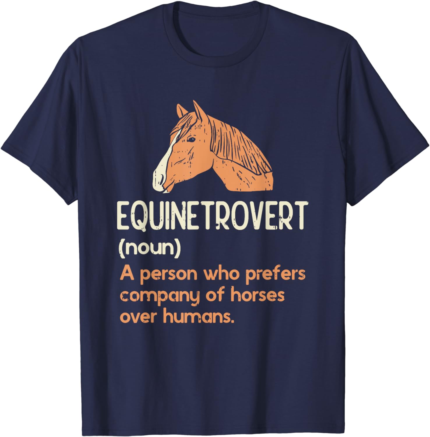 Fun Horse Lover Humor Funny Horse Definition TShirt