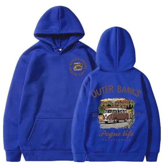 Fun Humor Personalized Novelty Printing American TV Series Outer Banks 3 Hoodie Pogue Life Paradise Men's and Women's Pullover Hooded Sweater