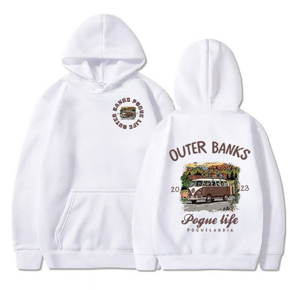 Fun Humor Personalized Novelty Printing American TV Series Outer Banks 3 Hoodie Pogue Life Paradise Men's and Women's Pullover Hooded Sweater